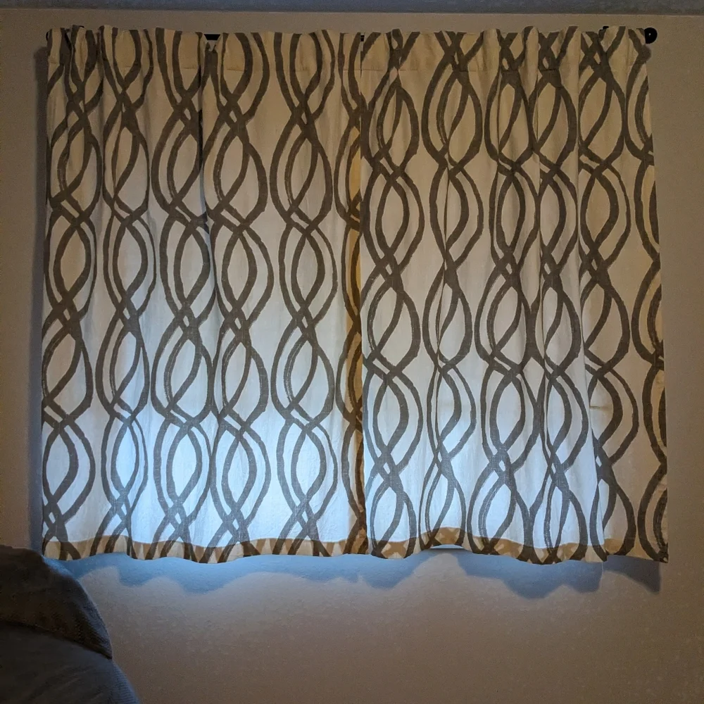 West Elm curtains